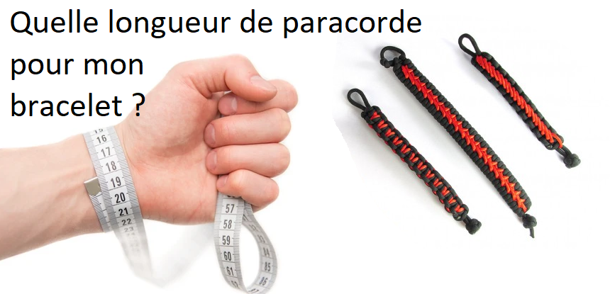 Quelle longueur de paracorde pour un bracelet de survie ?